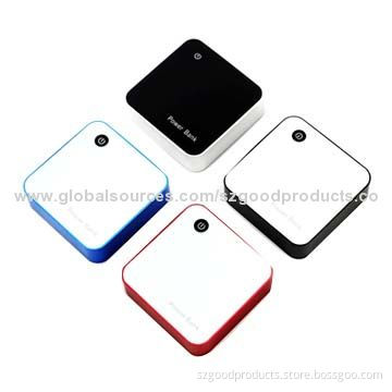 Portable Mini Power Banks with LED for Mobile Phones, MP3, Tablets, Print Logo Factory in Shenzhen